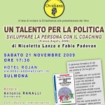 Manifesto un talento per la politica